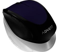 ADVENT  AMWLPP15 Wireless Optical Mouse - Purple